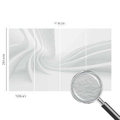 High quality wall mural wallpaper with fluid line design