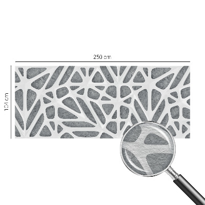 Non-woven wall mural Geometric network