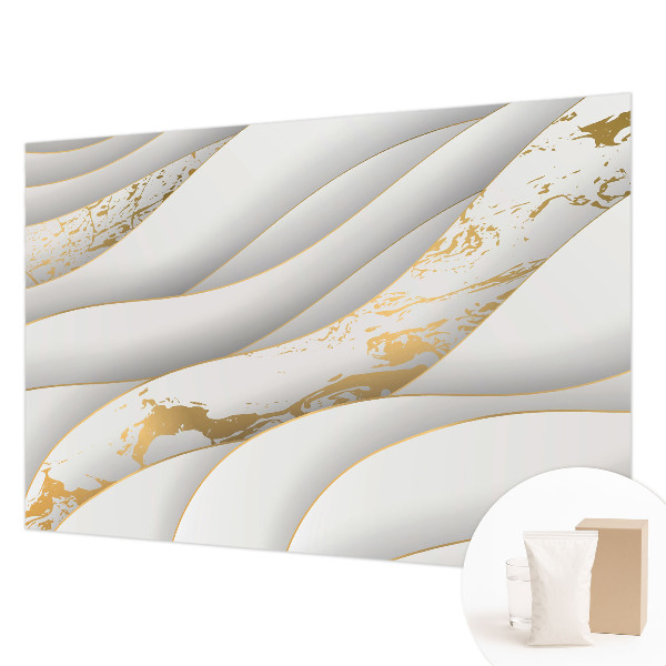 Wallpaper mural with dynamic patterns