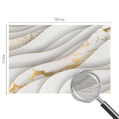 Wallpaper mural with dynamic patterns
