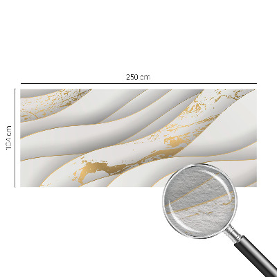 Wallpaper mural with dynamic patterns