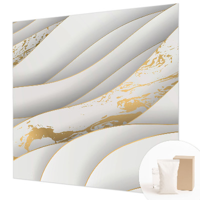 Wallpaper mural with dynamic patterns