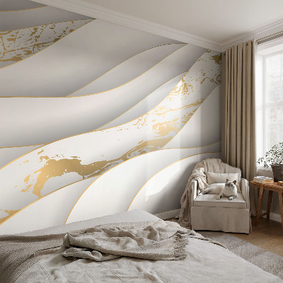 Wallpaper mural with dynamic patterns