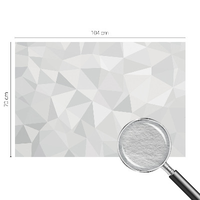 Non-woven photo wallpaper with a triangular mosaic pattern