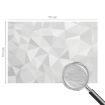 Non-woven photo wallpaper with a triangular mosaic pattern