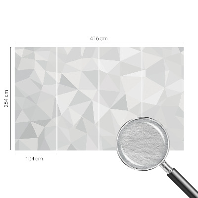 Non-woven photo wallpaper Triangular mosaic
