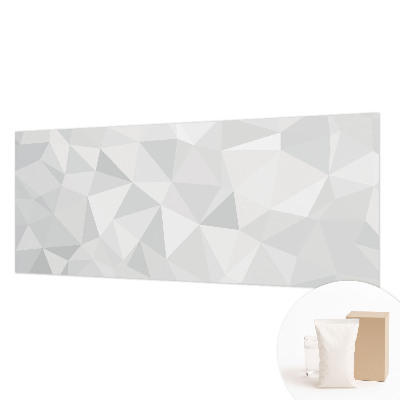 Non-woven photo wallpaper with a triangular mosaic pattern