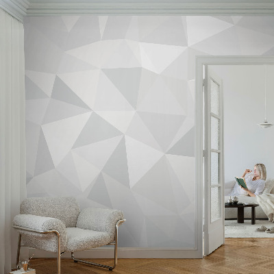 Non-woven photo wallpaper Triangular mosaic