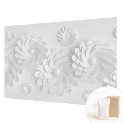 Photo wall mural featuring a floral design