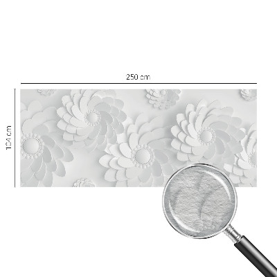 Photo wall mural featuring a floral design