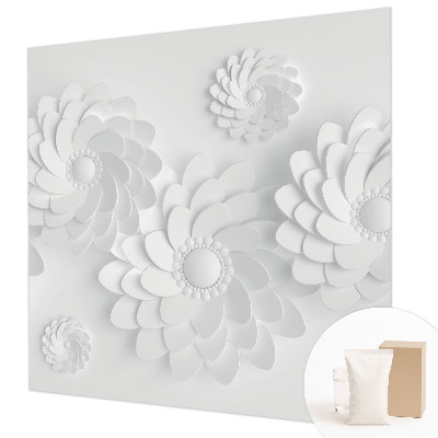 Photo wall mural featuring a floral design