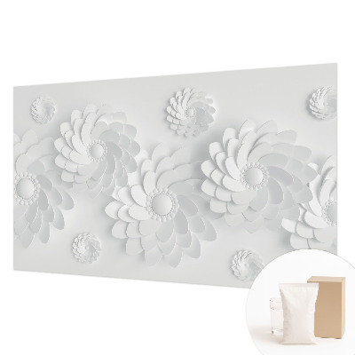 Photo wall mural featuring a floral design