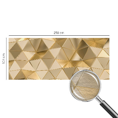 Wallpaper mural for living room with a triangular pattern