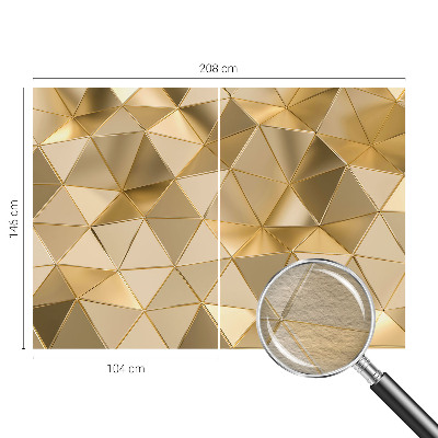 Wallpaper mural for living room Triangular patterns