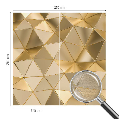 Wallpaper mural for living room Triangular patterns