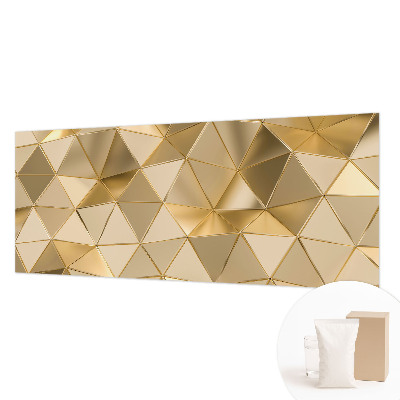 Wallpaper mural for living room with a triangular pattern
