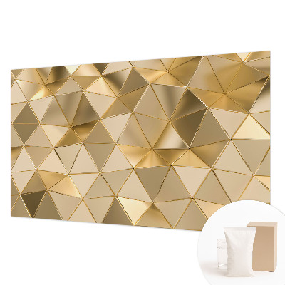 Wallpaper mural for living room with a triangular pattern