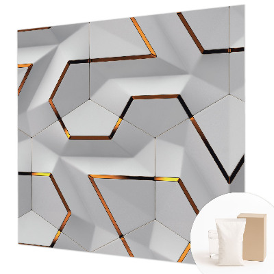 Bedroom wall mural wallpaper with three-dimensional pattern