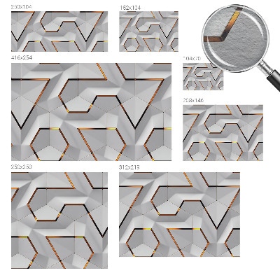 Bedroom wall mural wallpaper with three-dimensional pattern