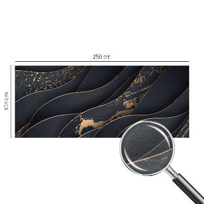 Large wall mural featuring an elegant waves design