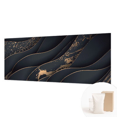 Large wall mural featuring an elegant waves design
