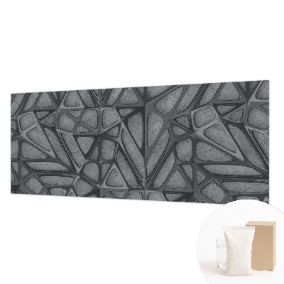 Modern wall mural with geometric patterns