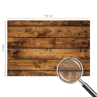Large wall mural wallpaper with a printed wooden boards design