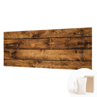 Large wall mural wallpaper with a printed wooden boards design