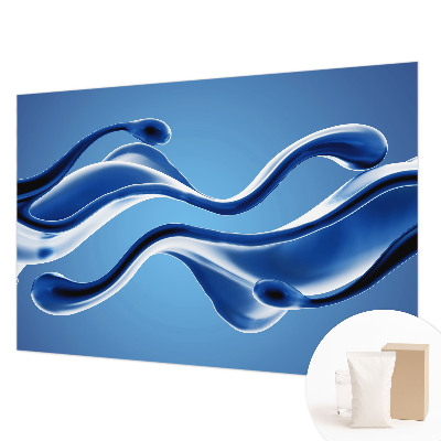 High quality wall mural wallpaper with an abstract lightness design