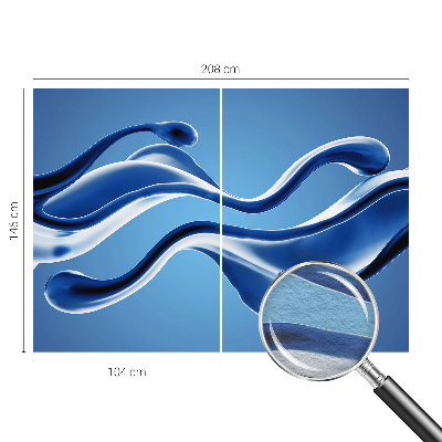 High quality wall mural wallpaper with an abstract lightness design