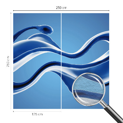 High quality wall mural wallpaper with an abstract lightness design