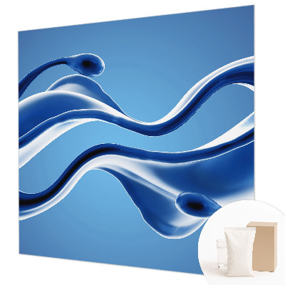 High quality wall mural wallpaper with an abstract lightness design