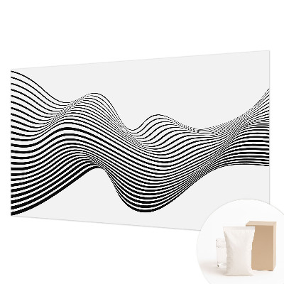 Photo wall mural with a dynamic abstract design