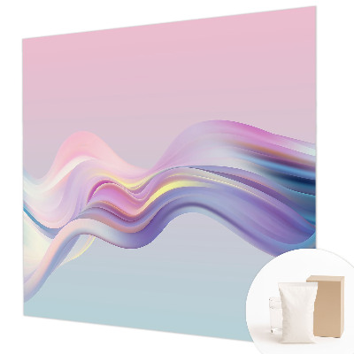 Premium wall mural for bedroom Colorful waves