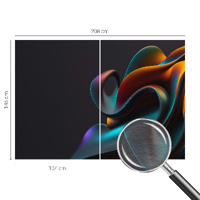 Premium photo wallpaper with a colorful swirl design