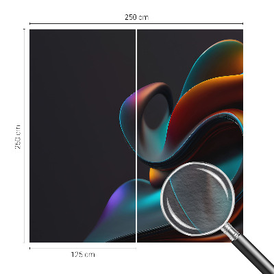 Premium photo wallpaper with a colorful swirl design