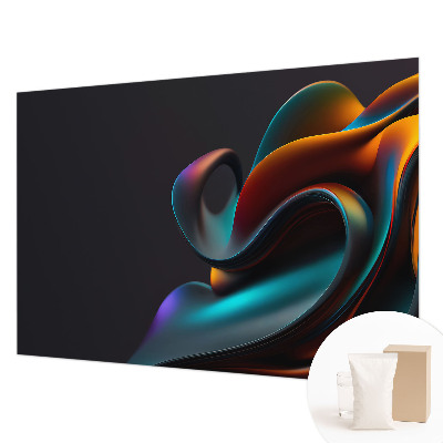 Premium photo wallpaper Colorful swirl