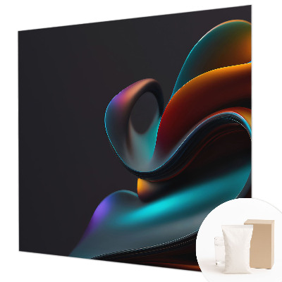 Premium photo wallpaper Colorful swirl