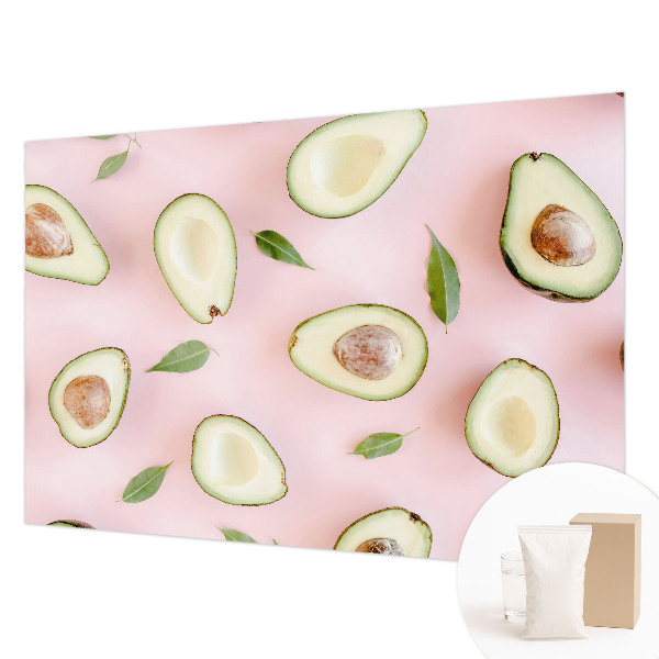 Decorative wall mural for living room Avocado composition