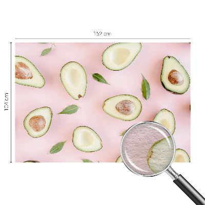 Decorative wall mural for living room Avocado composition
