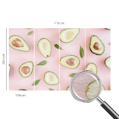 Decorative wall mural for living room Avocado composition