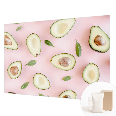 Decorative wall mural for living room Avocado composition