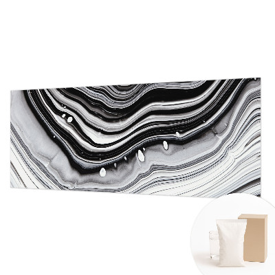Non-woven photo wallpaper with an optical waves design