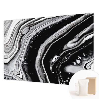 Wallpaper mural Monochromatic waves