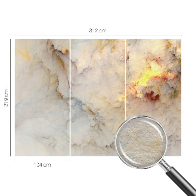 Wall mural for living room Colorful landscape