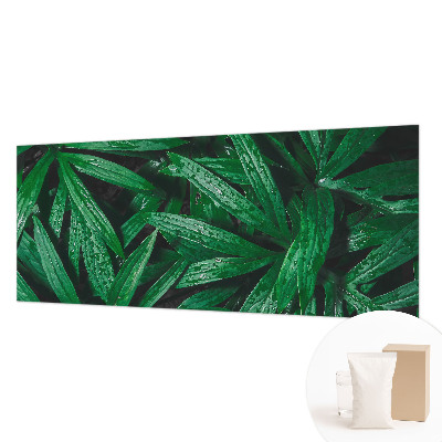 Wallpaper mural for living room with a natural greenery design