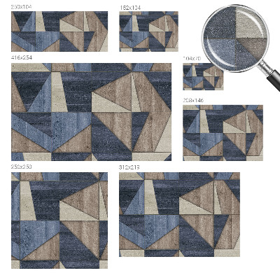 Large wallpaper mural Geometric patterns