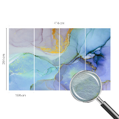 Large wall mural Watercolor shapes