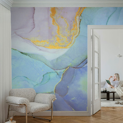 Large wall mural Watercolor shapes