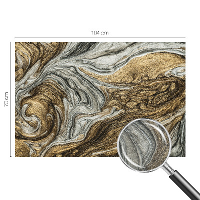 Custom size wall mural with an abstract swirls design